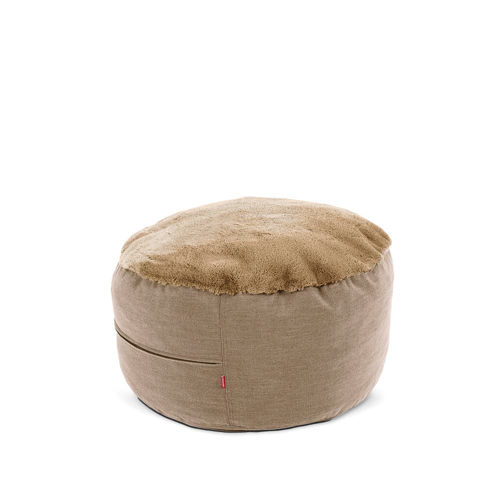 Pouf Footstool - NEST Bunny Fur